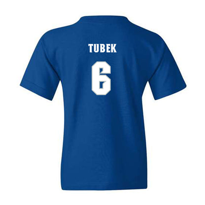 Seton Hall - NCAA Men's Basketball : David Tubek - Youth T-Shirt Classic Shersey