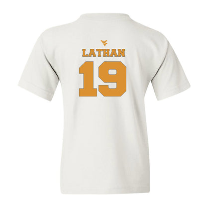 West Virginia - NCAA Football : Trey Lathan - Youth T-Shirt Sports Shersey