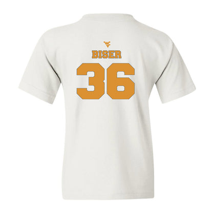 West Virginia - NCAA Football : Caden Biser Youth T-Shirt