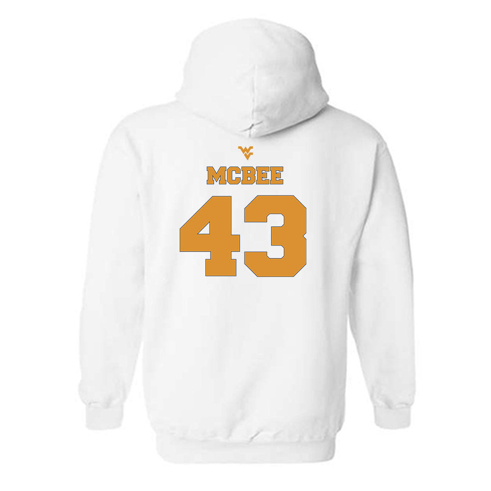 West Virginia - NCAA Football : Colin McBee - Sports Shersey Hooded Sweatshirt