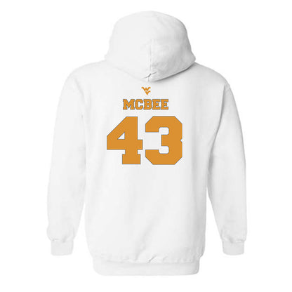 West Virginia - NCAA Football : Colin McBee - Sports Shersey Hooded Sweatshirt