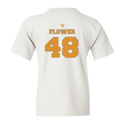 West Virginia - NCAA Football : Nate Flower - Youth T-Shirt