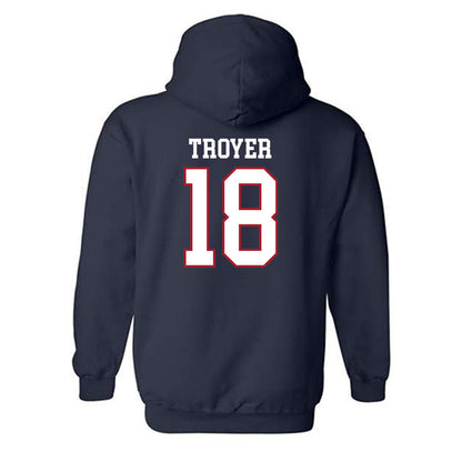 Liberty - NCAA Baseball : Camden Troyer - Hooded Sweatshirt Sports Shersey