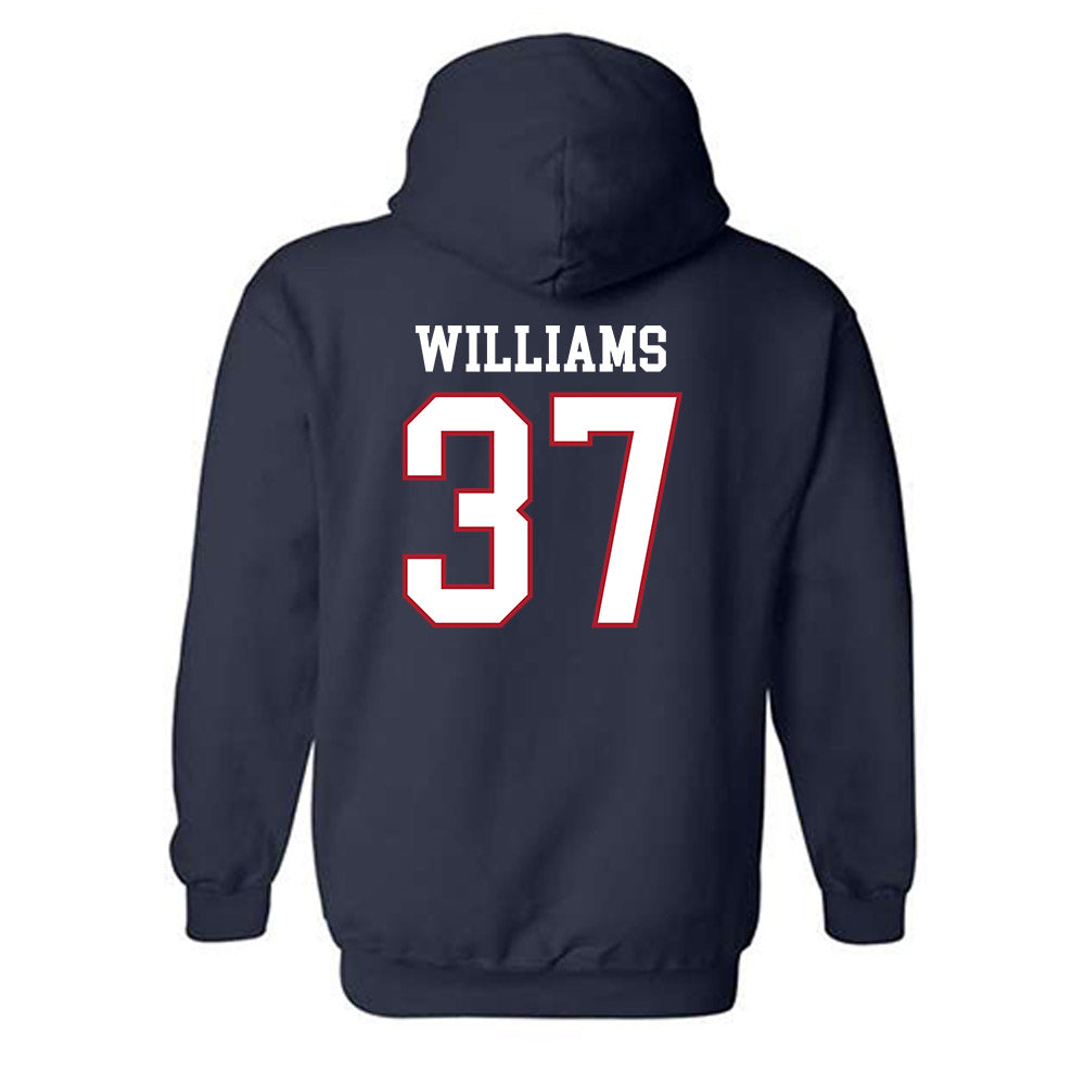 Liberty - NCAA Baseball : Spencer Williams - Hooded Sweatshirt Sports Shersey