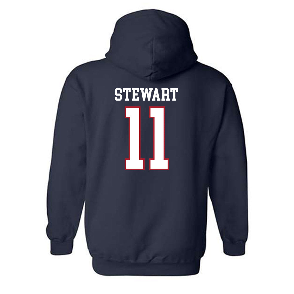 Liberty - NCAA Baseball : Will Stewart - Hooded Sweatshirt Sports Shersey