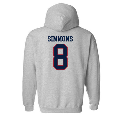 Liberty - NCAA Baseball : John Simmons - Hooded Sweatshirt Sports Shersey