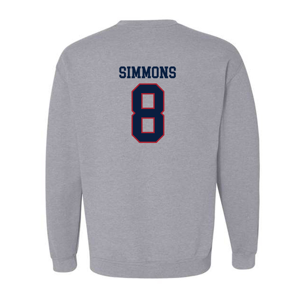 Liberty - NCAA Baseball : John Simmons - Crewneck Sweatshirt Sports Shersey