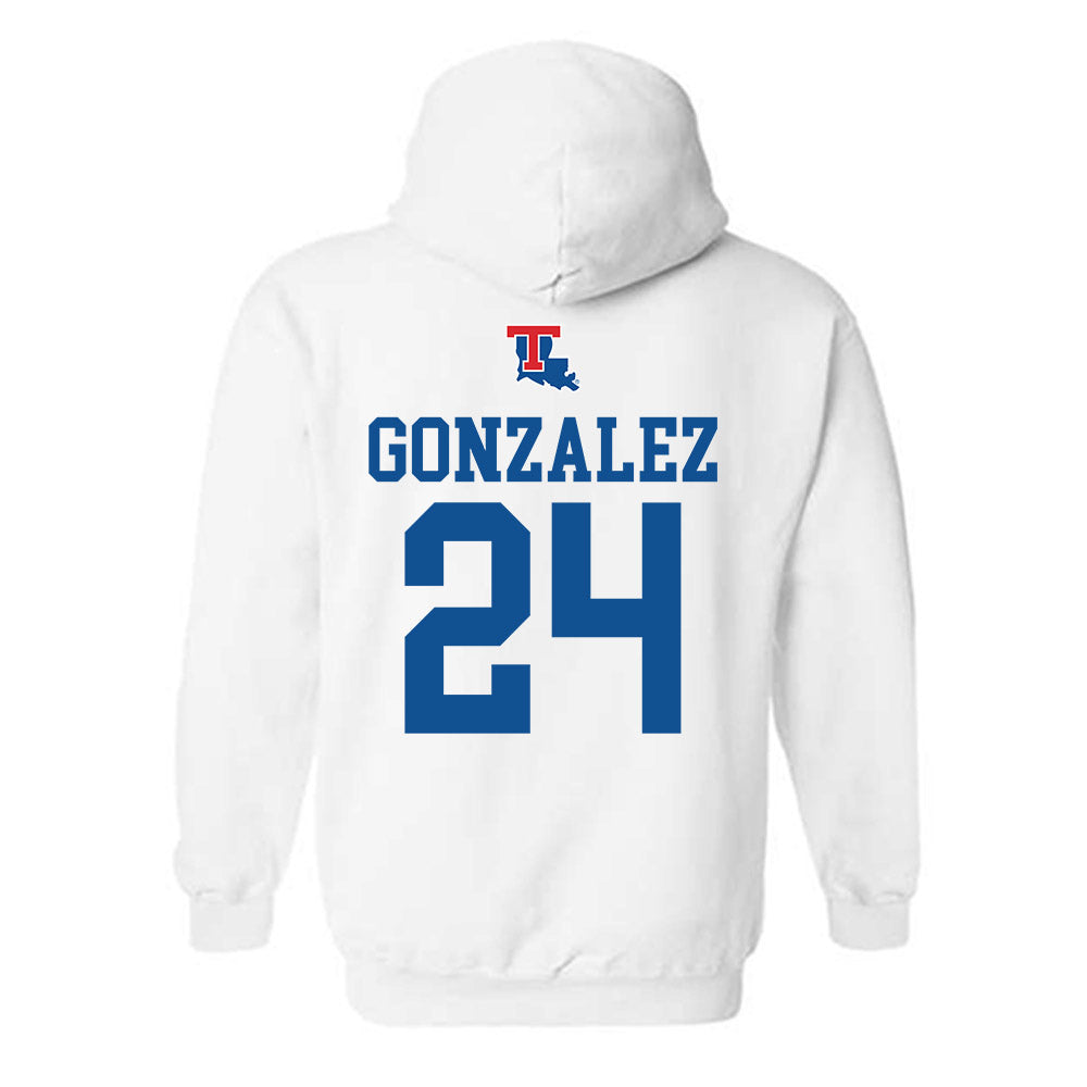 LA Tech - NCAA Softball : Amanda Gonzalez - Hooded Sweatshirt Sports Shersey