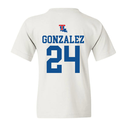 LA Tech - NCAA Softball : Amanda Gonzalez - Youth T-Shirt Sports Shersey