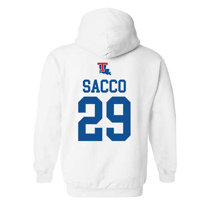 LA Tech - NCAA Softball : Sierra Sacco - Hooded Sweatshirt Sports Shersey