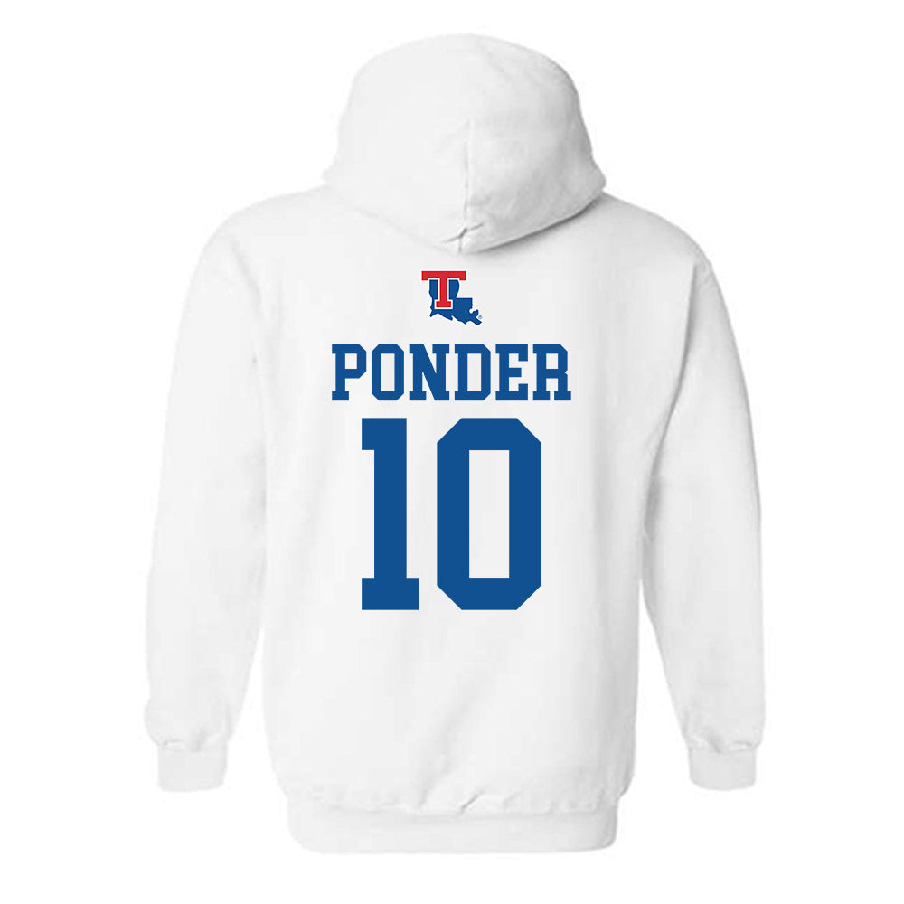 LA Tech - NCAA Men's Basketball : Ben Ponder - Hooded Sweatshirt Sports Shersey