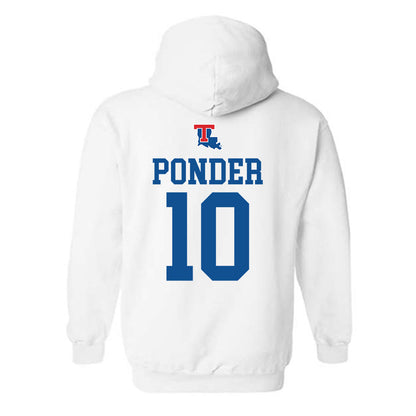 LA Tech - NCAA Men's Basketball : Ben Ponder - Hooded Sweatshirt Sports Shersey