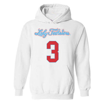 LA Tech - NCAA Women's Basketball : Robyn Lee - Hooded Sweatshirt Sports Shersey