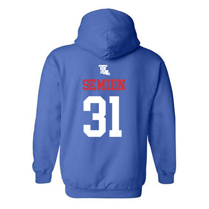 LA Tech - NCAA Softball : Kennedy Semien - Hooded Sweatshirt Classic Shersey