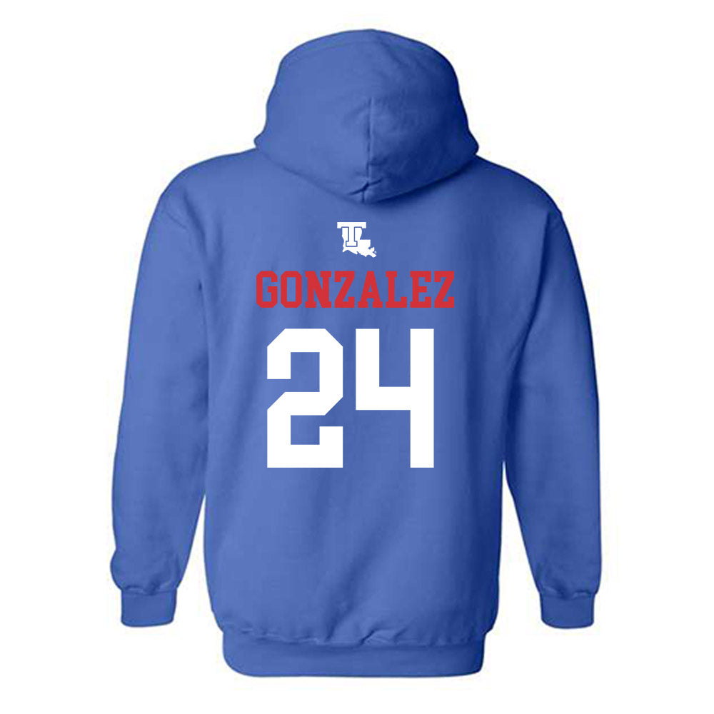 LA Tech - NCAA Softball : Amanda Gonzalez - Hooded Sweatshirt Classic Shersey