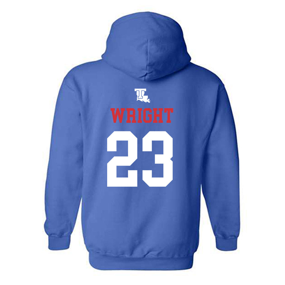 LA Tech - NCAA Softball : Bailey Wright - Hooded Sweatshirt Classic Shersey