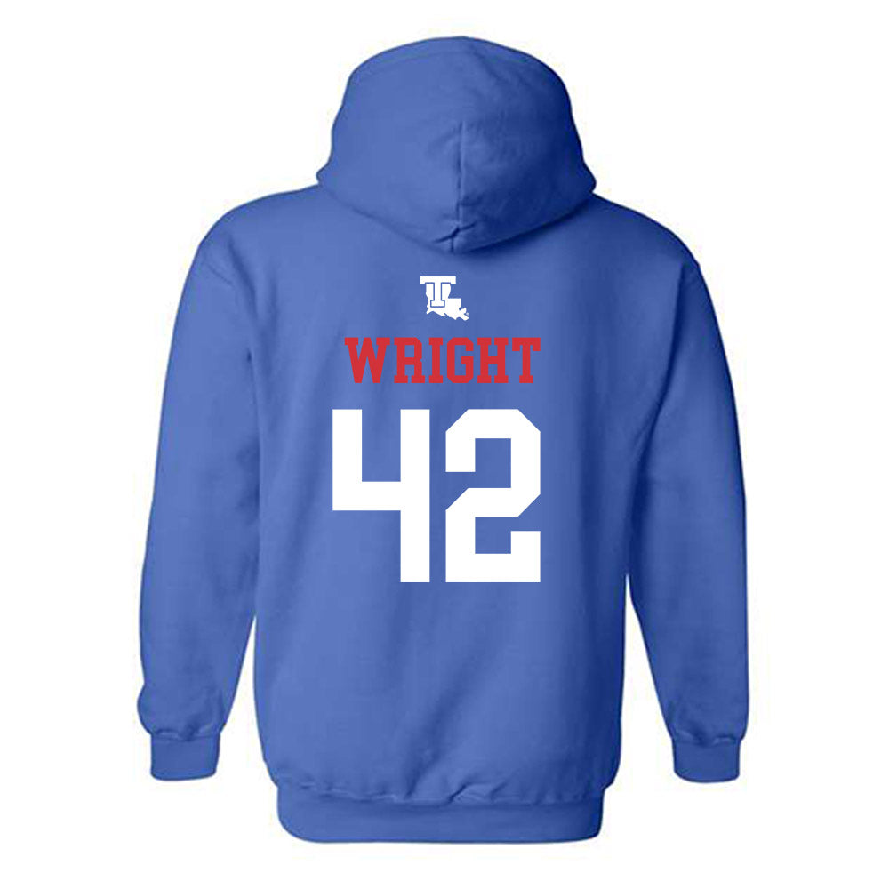 LA Tech - NCAA Softball : Ella Wright - Hooded Sweatshirt Classic Shersey