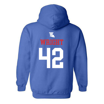 LA Tech - NCAA Softball : Ella Wright - Hooded Sweatshirt Classic Shersey