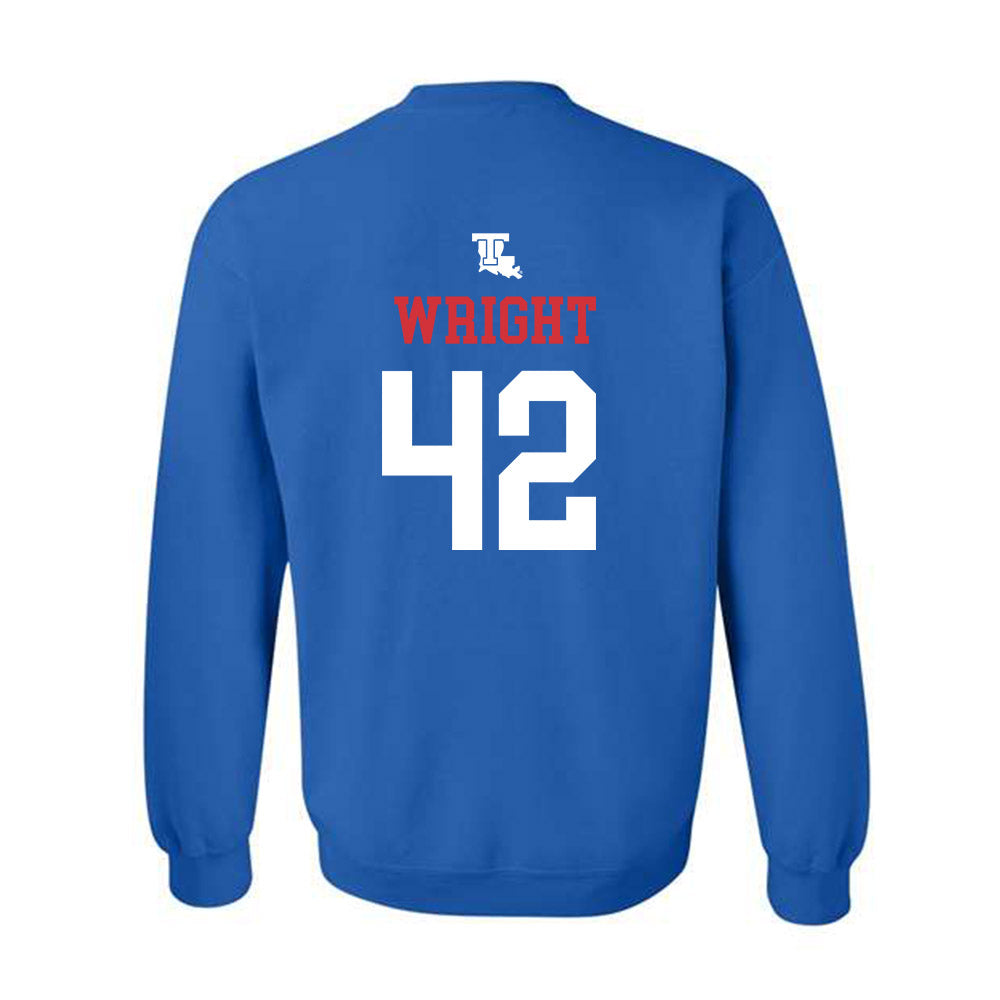 LA Tech - NCAA Softball : Ella Wright - Crewneck Sweatshirt Classic Shersey