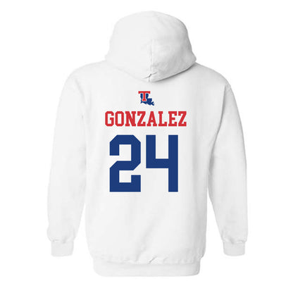 LA Tech - NCAA Softball : Amanda Gonzalez - Hooded Sweatshirt Classic Shersey