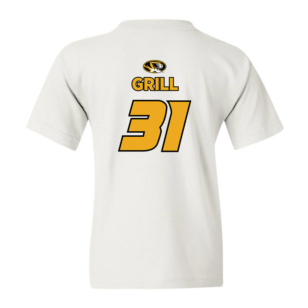 Missouri - NCAA Men's Basketball : Caleb Grill - Youth T-Shirt Classic Shersey