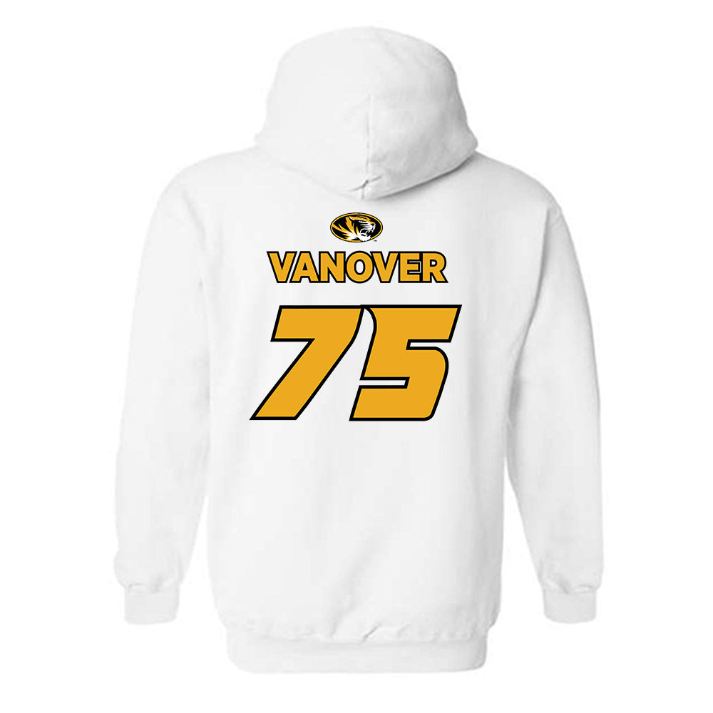 Missouri - NCAA Men's Basketball : Connor Vanover - Hooded Sweatshirt Classic Shersey