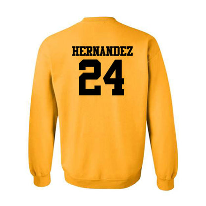 Missouri - NCAA Baseball : Jedier Hernandez - Crewneck Sweatshirt Classic Shersey