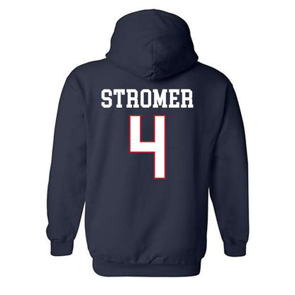 Gonzaga - NCAA Men's Basketball : Dusty Stromer - Hooded Sweatshirt Classic Shersey