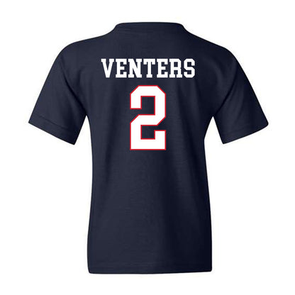 Gonzaga - NCAA Men's Basketball : Steele Venters - Youth T-Shirt Classic Shersey