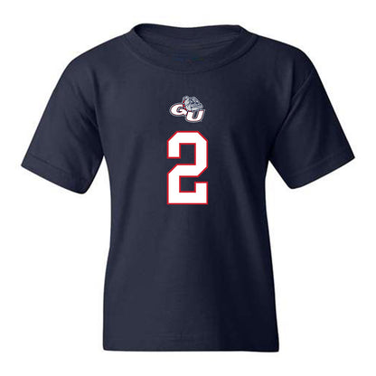 Gonzaga - NCAA Men's Basketball : Steele Venters - Youth T-Shirt Classic Shersey