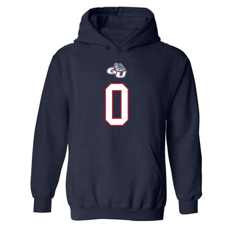 Gonzaga - NCAA Men's Basketball : Ryan Nembhard - Hooded Sweatshirt Classic Shersey