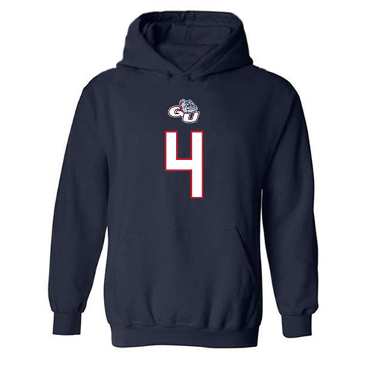 Gonzaga - NCAA Women's Basketball : Claire O'Connor - Hooded Sweatshirt Classic Shersey