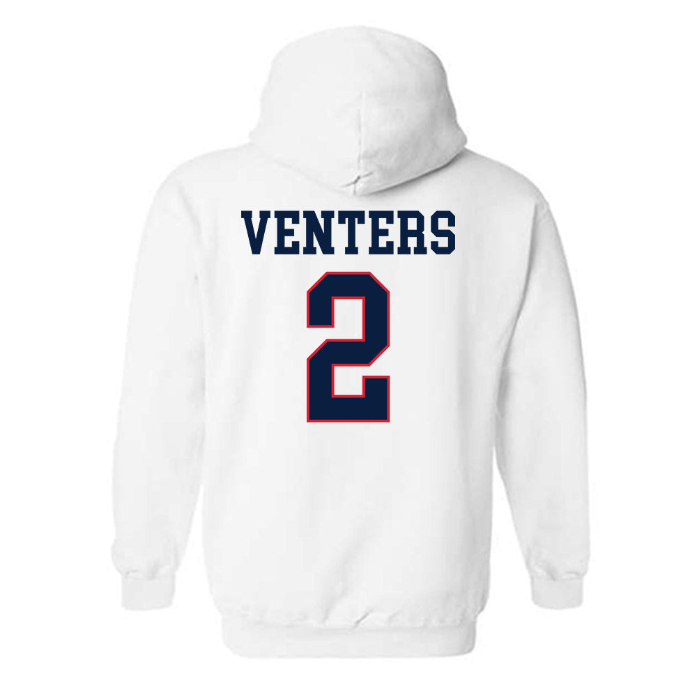 Gonzaga - NCAA Men's Basketball : Steele Venters - Hooded Sweatshirt Classic Shersey