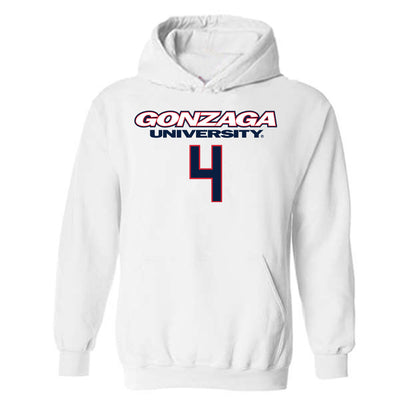 Gonzaga - NCAA Men's Basketball : Dusty Stromer - Hooded Sweatshirt Classic Shersey