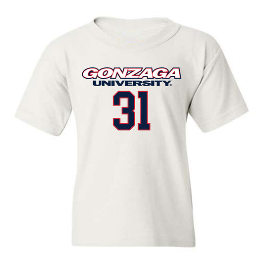 Gonzaga - NCAA Women's Basketball : Ella Hopkins - Youth T-Shirt Classic Shersey