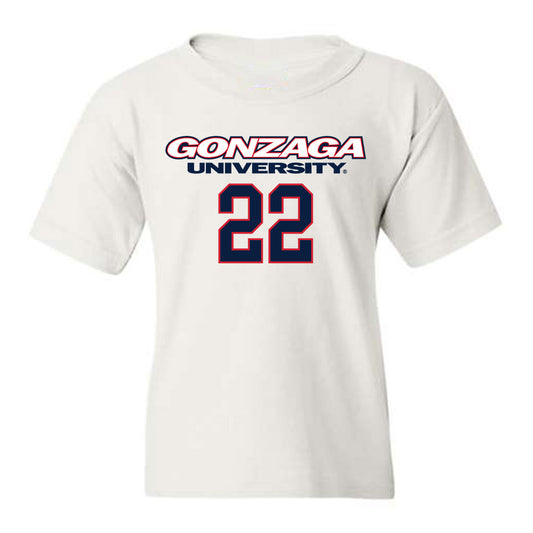 Gonzaga - NCAA Men's Basketball : Anton Watson - Youth T-Shirt Classic Shersey