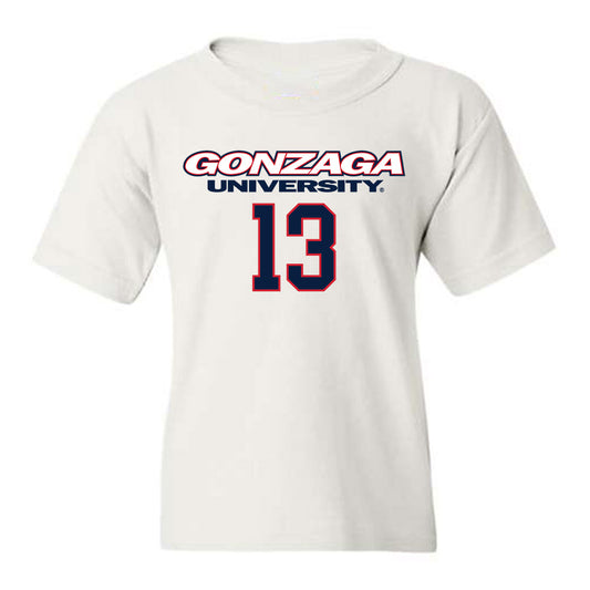 Gonzaga - NCAA Men's Basketball : Graham Ike - Youth T-Shirt Classic Shersey