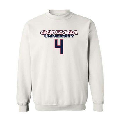 Gonzaga - NCAA Men's Basketball : Dusty Stromer - Crewneck Sweatshirt Classic Shersey