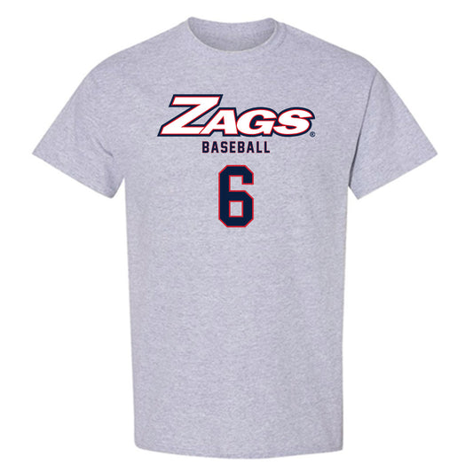 Gonzaga - NCAA Baseball : Josh Hankins - T-Shirt Classic Shersey