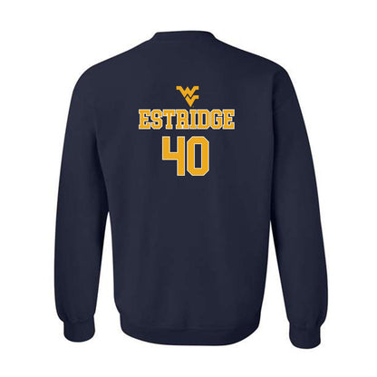West Virginia - NCAA Baseball : Carson Estridge - Crewneck Sweatshirt Sports Shersey
