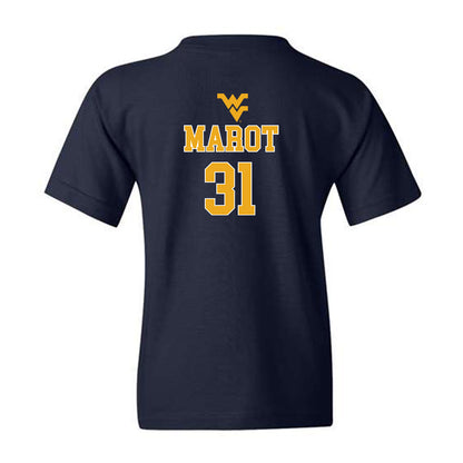 West Virginia - NCAA Baseball : Alex Marot - Youth T-Shirt Sports Shersey