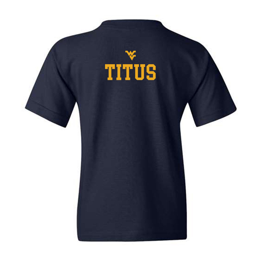 West Virginia - NCAA Wrestling : Jordan Titus Youth T-Shirt