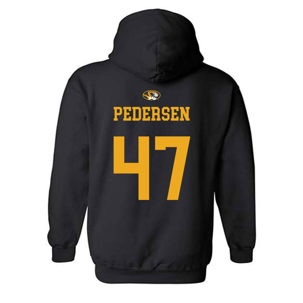 Missouri - NCAA Baseball : Ben Pedersen - Hooded Sweatshirt Sports Shersey