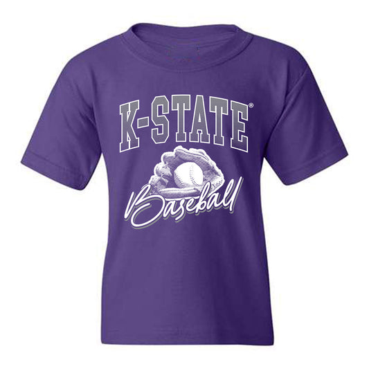 Kansas State - NCAA Baseball : Adam Arther - Youth T-Shirt Sports Shersey