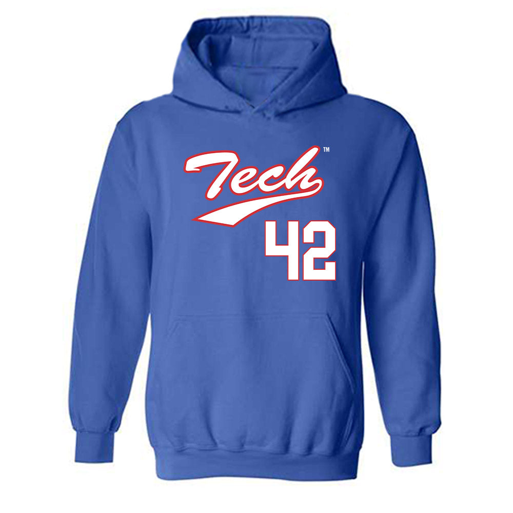 LA Tech - NCAA Softball : Ella Wright - Hooded Sweatshirt Classic Shersey