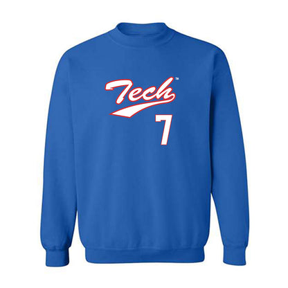 LA Tech - NCAA Softball : Mary Martinez - Crewneck Sweatshirt Classic Shersey