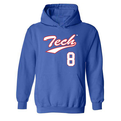 LA Tech - NCAA Softball : Jordyn Manning - Hooded Sweatshirt Classic Shersey