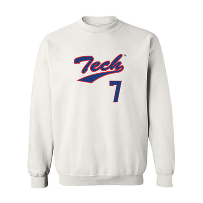 LA Tech - NCAA Softball : Mary Martinez - Crewneck Sweatshirt Classic Shersey