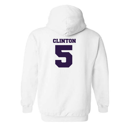 Kansas State - NCAA Women's Volleyball : Aniya Clinton - Hooded Sweatshirt Sports Shersey