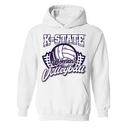 Kansas State - NCAA Women's Volleyball : Sydney Bolding - Hooded Sweatshirt Sports Shersey